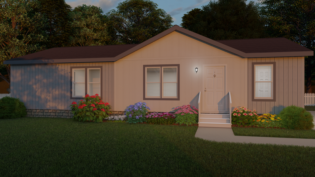 The 2019 COLUMBIA RIVER Exterior. This Manufactured Mobile Home features 3 bedrooms and 2 baths.