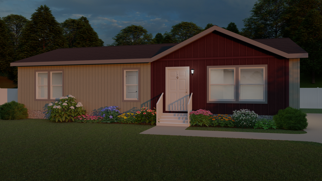 The 2017 COLUMBIA RIVER Exterior. This Manufactured Mobile Home features 3 bedrooms and 2 baths.
