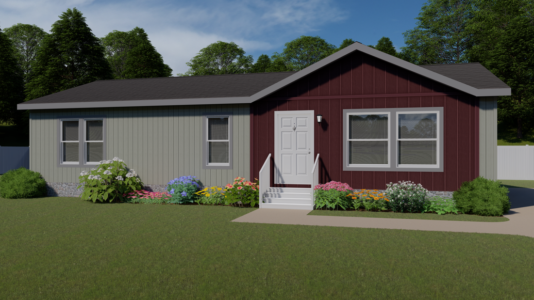 The 2017 COLUMBIA RIVER Exterior. This Manufactured Mobile Home features 3 bedrooms and 2 baths.