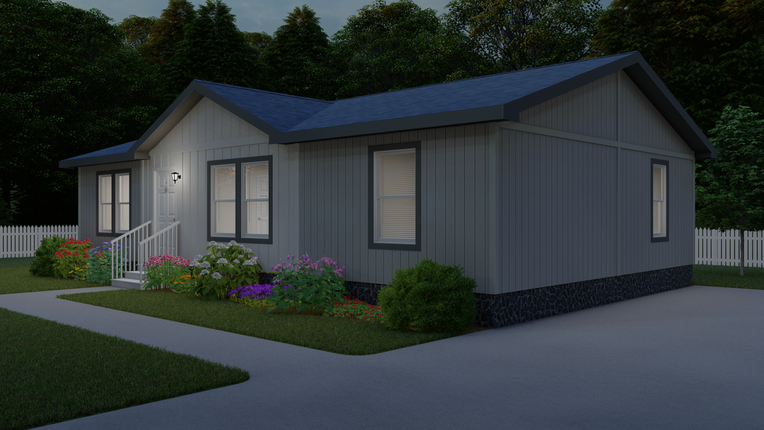 The 2015 COLUMBIA RIVER Exterior. This Manufactured Mobile Home features 3 bedrooms and 2 baths.