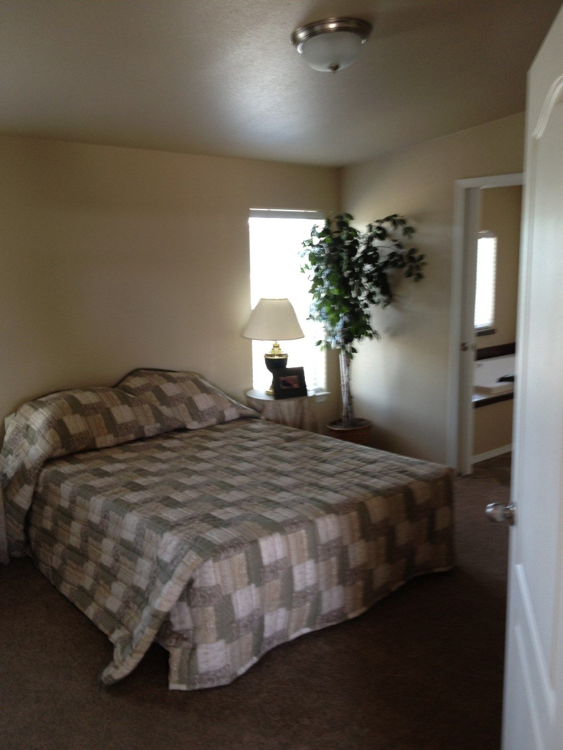 The 2848 MARLETTE SPECIAL Master Bedroom. This Manufactured Mobile Home features 3 bedrooms and 2 baths.