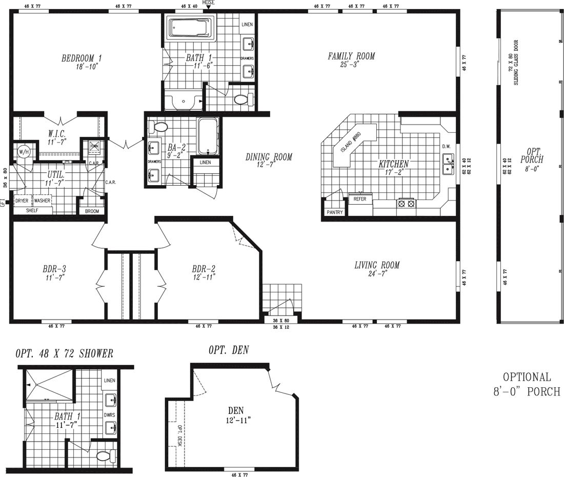 The 4057 A SUMMIT Floor Plan