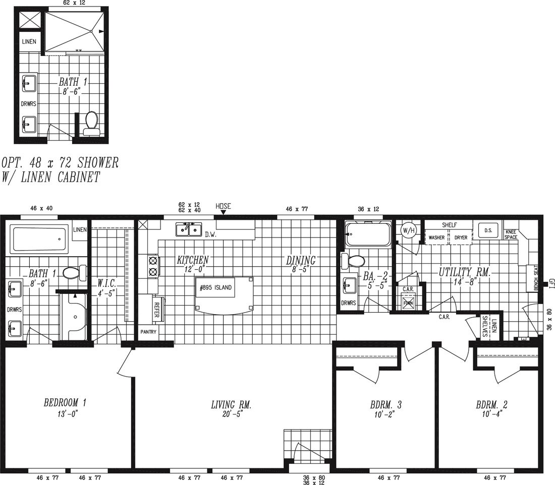 The 2856 A SUMMIT Floor Plan