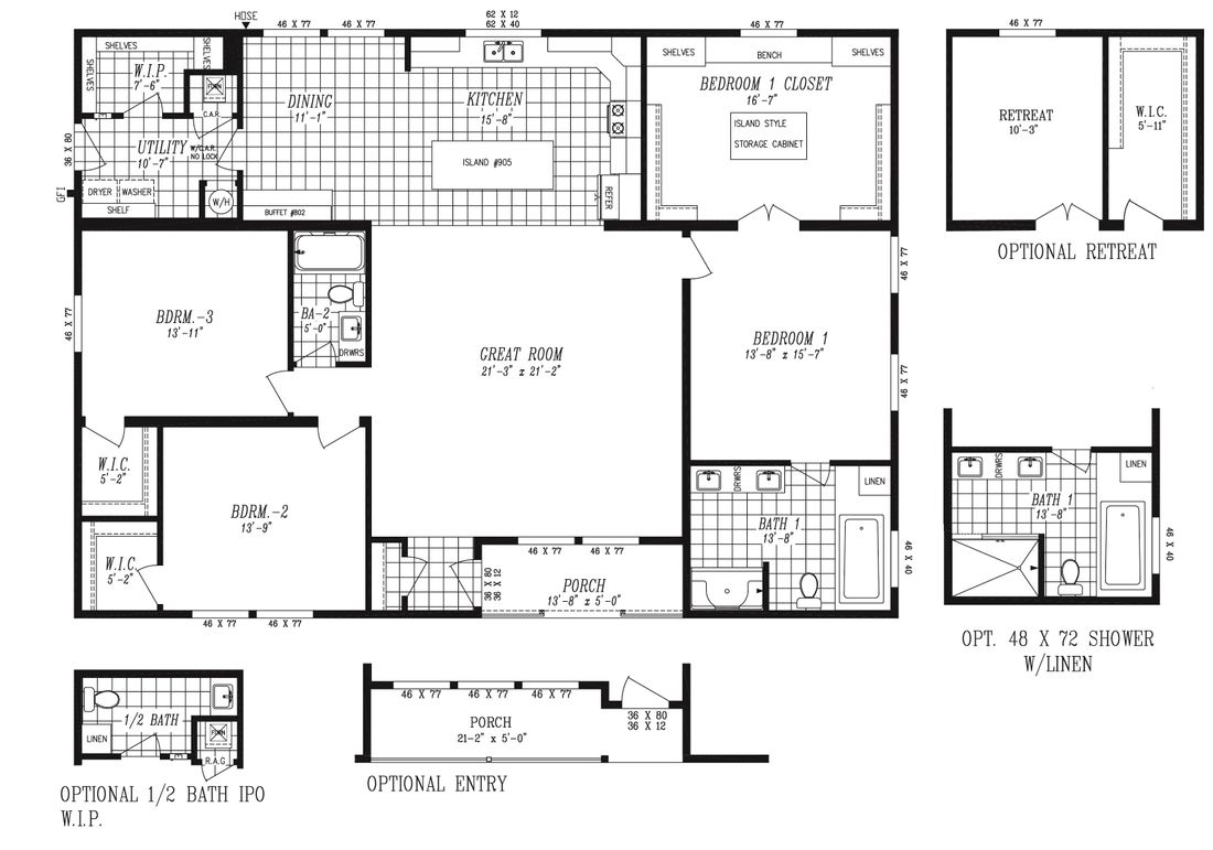 The 4056 A SUMMIT Floor Plan